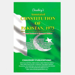 Annotated Constitution of Pakistan, 1973 (2nd Edition)