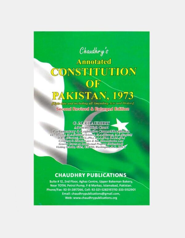 Annotated Constitution of Pakistan, 1973 (2nd Edition)