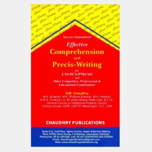 Comprehension and Precis-Writing